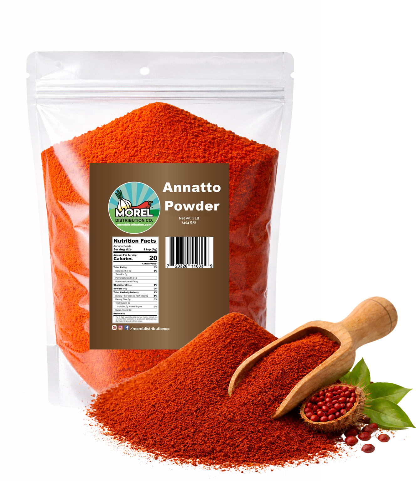 Annatto (Achiote) Powder – Natural Color & Flavor Spice. 4 oz, 1 lb, 2 lbs, 5 lbs and 10 lbs