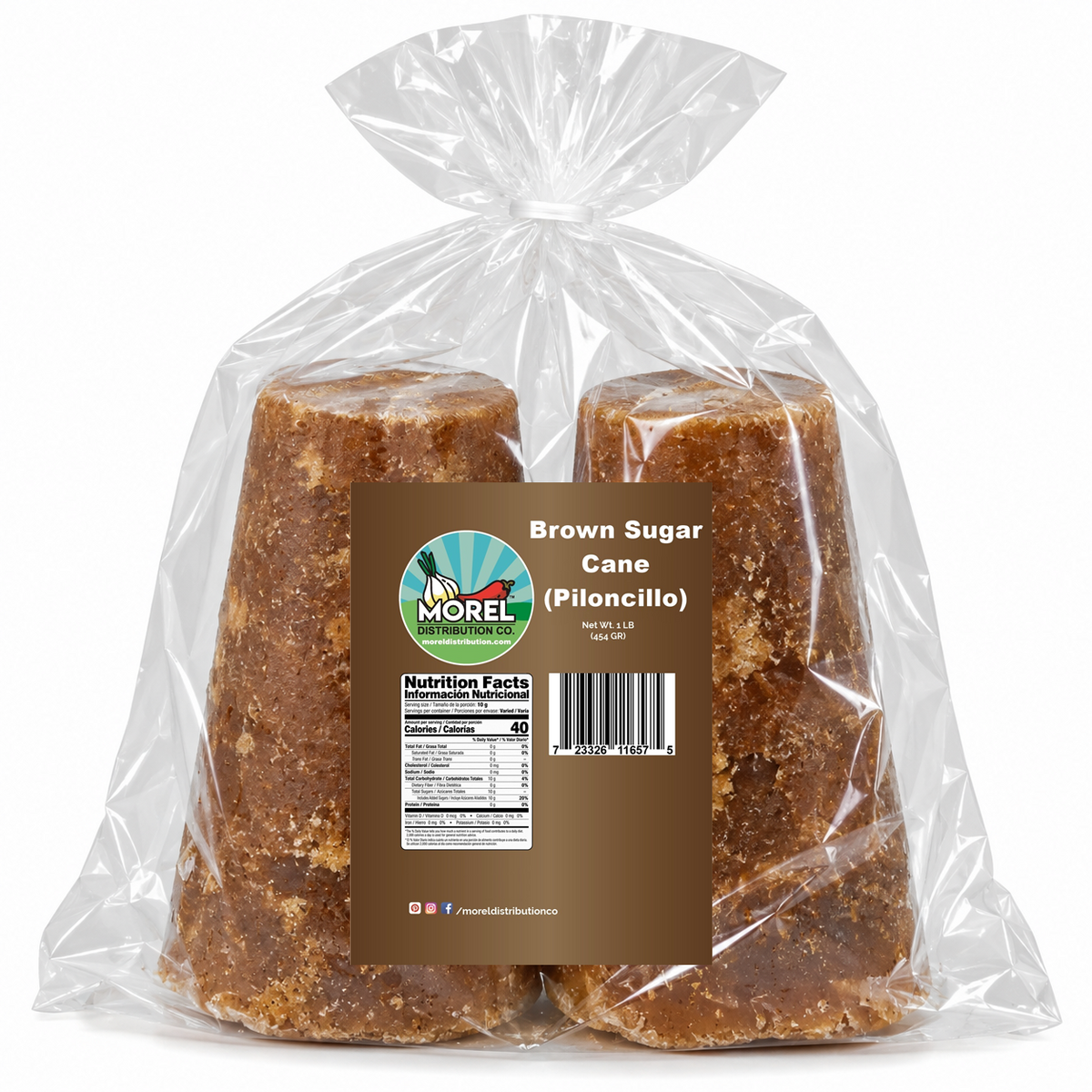 Piloncillo Mexican Unrefined Cane Sugar – Traditional Panela Brown Sugar – 1 Lb, 2 Lbs, 5 Lbs and 10 Lbs.