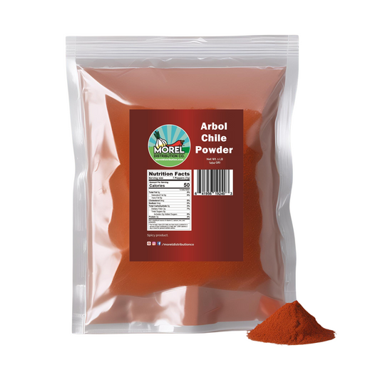 Dried Arbol Chili Pepper Powder (Chile de Arbol). 1 LB