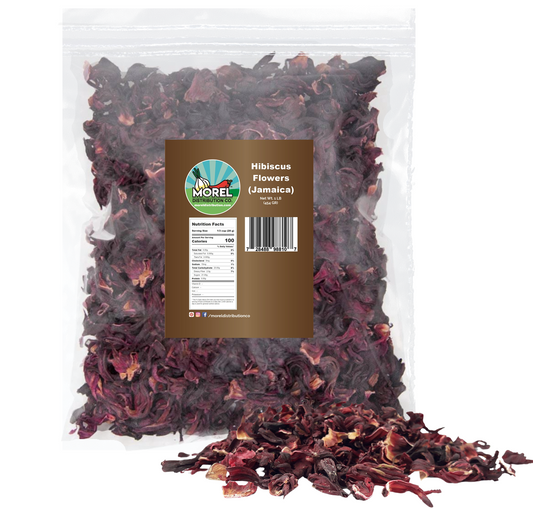 Dried Hibiscus Flowers Cut and Sifted, Flor de Jamaica, Great for Hibiscus Tea Jamaica Tea. 1 LB