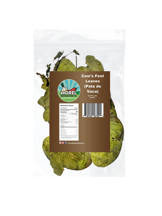 Te Herbal Pata De Vaca (Bauhinia forficata). Herbal Tea (Cow's Foot Leaves). 1 oz and 4 oz.