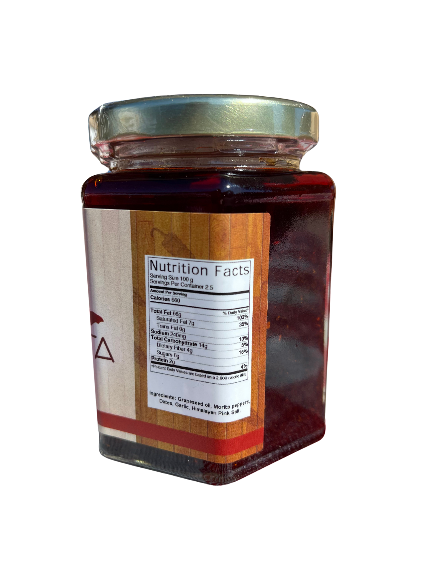 Morelita Salsa Gourmet, Grapeseed Oil Based Salsa with Morita Peppers (Salsa Macha) 8.6 oz