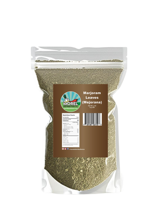 Whole Dried Marjoram Leaves. Origanum Majorana. Hojas de Mejorana. 4 oz