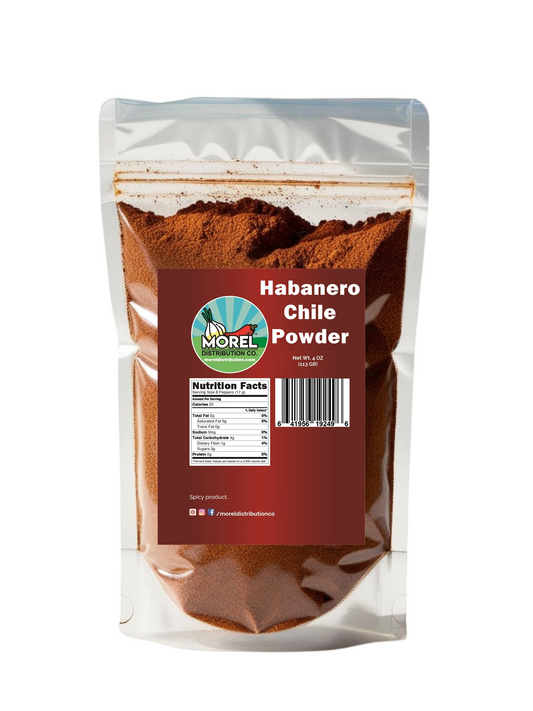 Habanero Chile Powder - Ground Habanero Pepper 4 oz