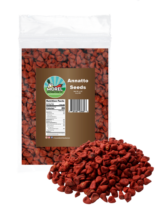 Whole Annatto Seeds, Semillas de Achiote, Bixa Orellana. 4 oz