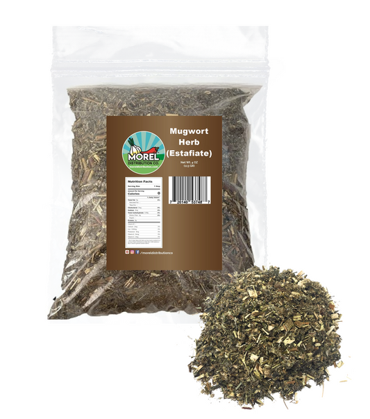 Dried Mugwort Herbal Tea, Estafiate Te, Artemisia Lose Leaves. 4 oz.