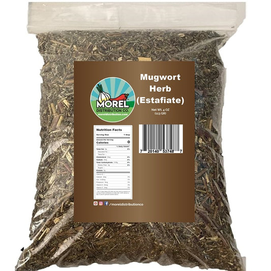 Dried Mugwort Herbal Tea, Estafiate Te, Artemisia Lose Leaves. 4 oz.