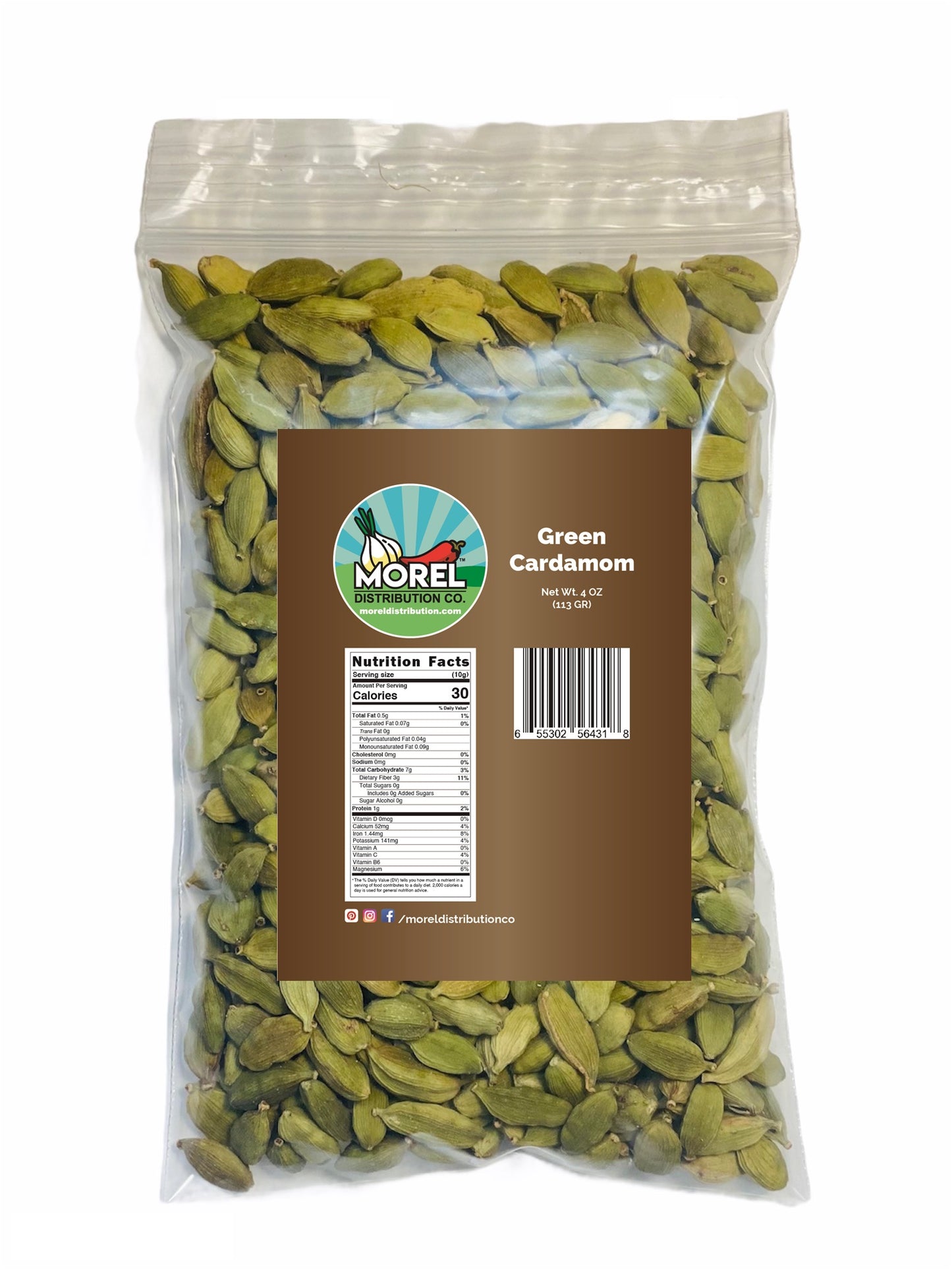 Green cardamom seeds (garam masala) 4 oz