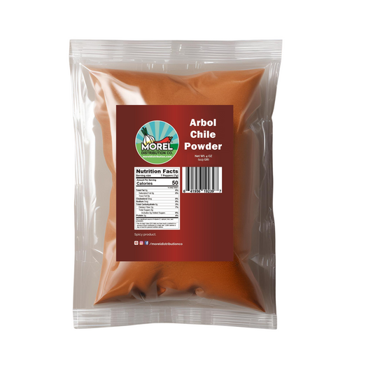 Dried Arbol Chili Pepper Powder (Chile de Arbol). 4 OZ