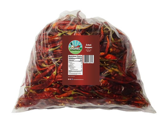 Dried Arbol Pepper (Chile De Arbol) WT: 1 Lb