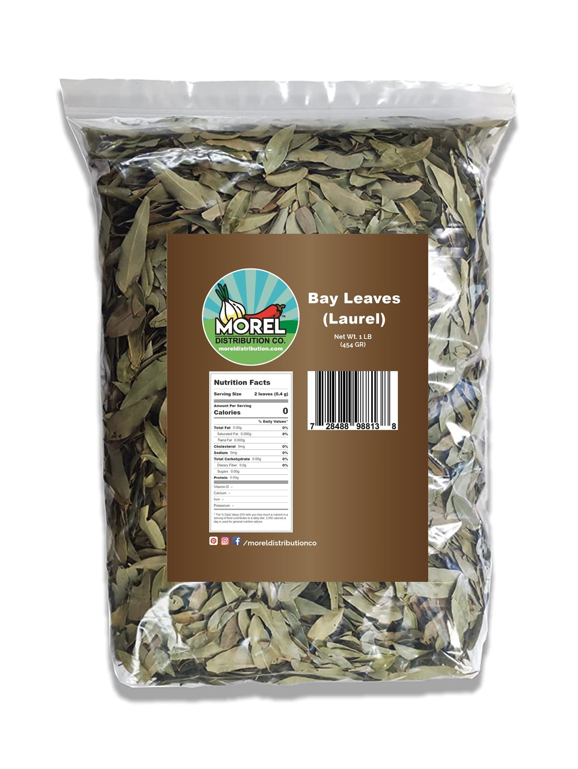 Whole Bay Leaves, Dried Bay Leaf, Hoja de Laurel 1 lb