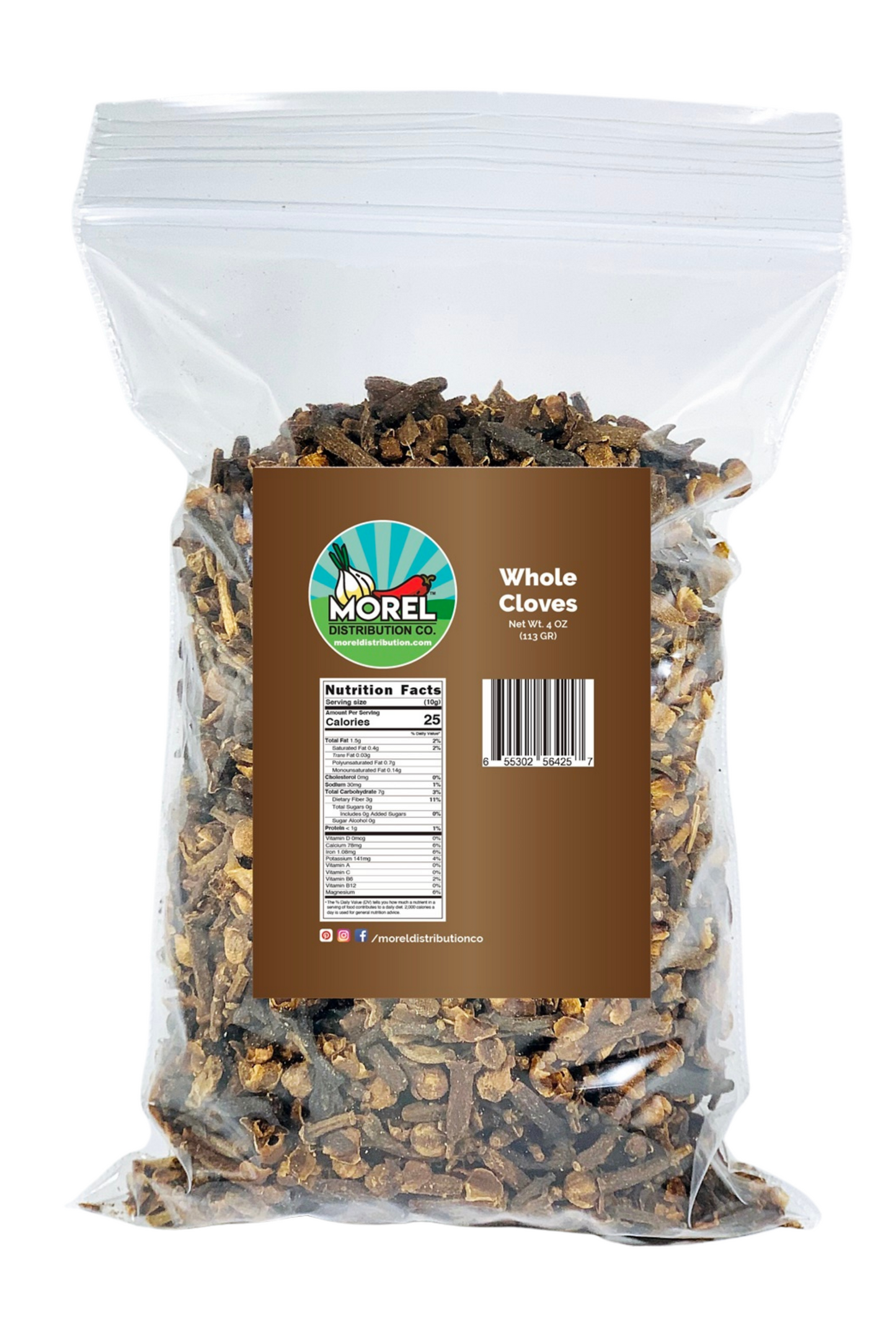 Whole Cloves (Clavo de Olor) 4 oz