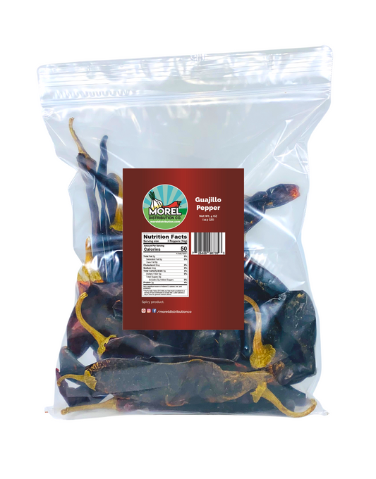 Dried Guajillo Chili Pepper / Chile Guajillo: 4 oz