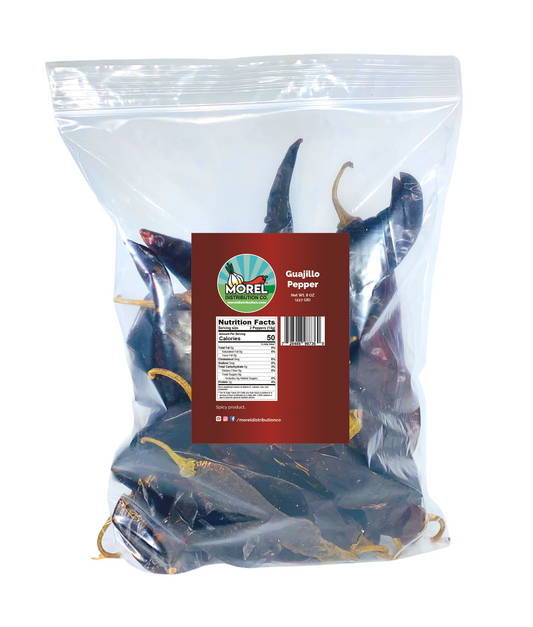 Dried Guajillo Chili Pepper / Chile Guajillo: 8 oz