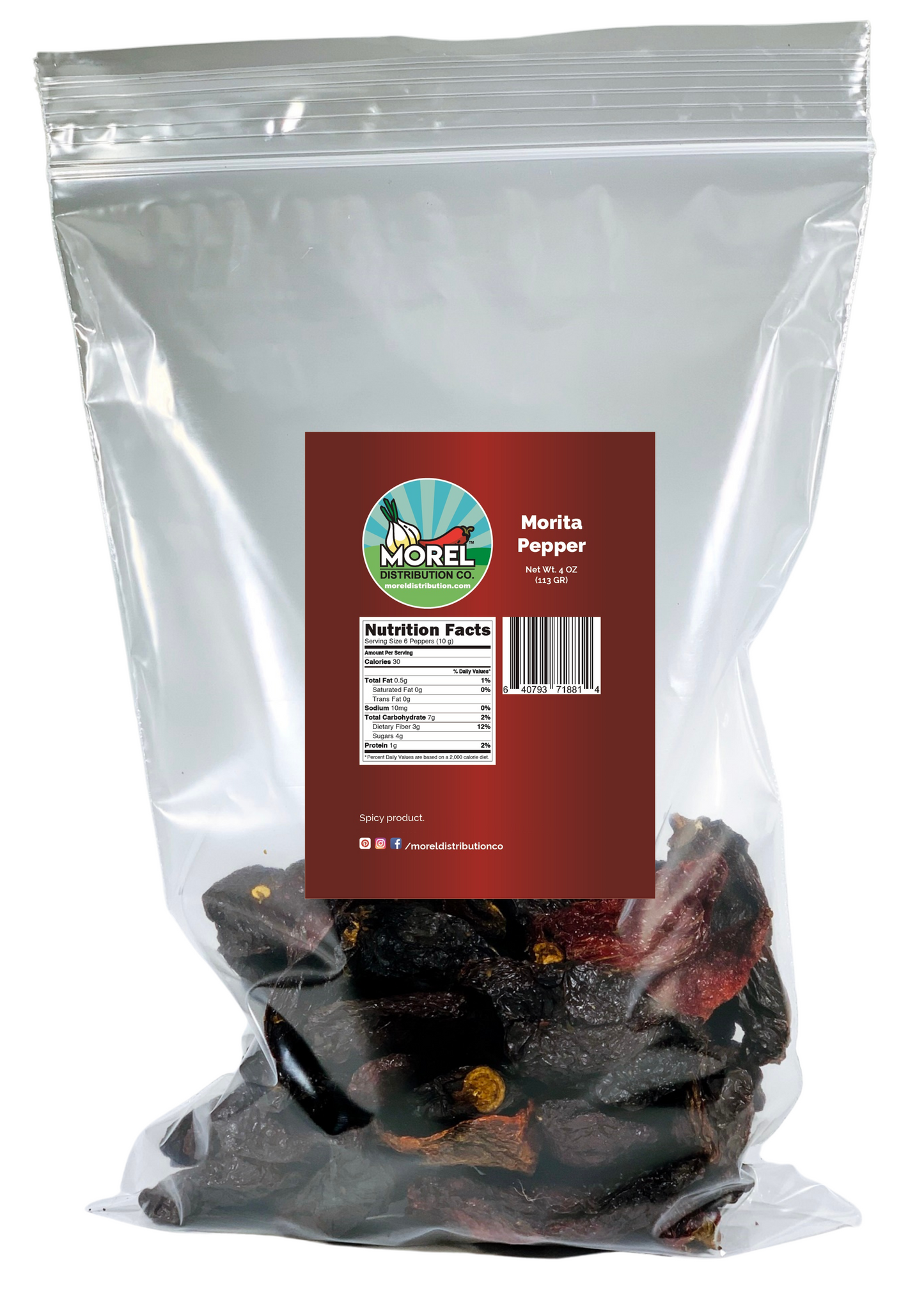 Chile Morita Peppers 4 oz