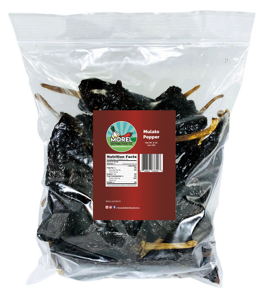 Dried Mulato Pepper (Chile Mulato) 8 oz