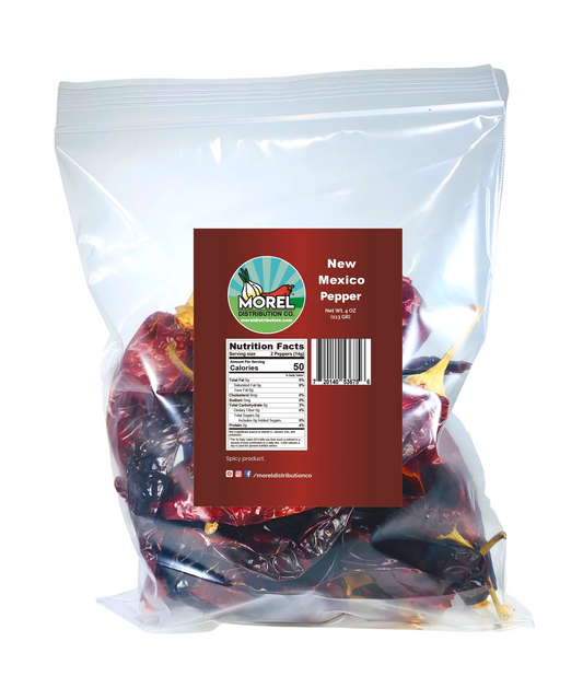 Dried Hatch New Mexico Chile Pepper, Red Chili Pods. 4 oz