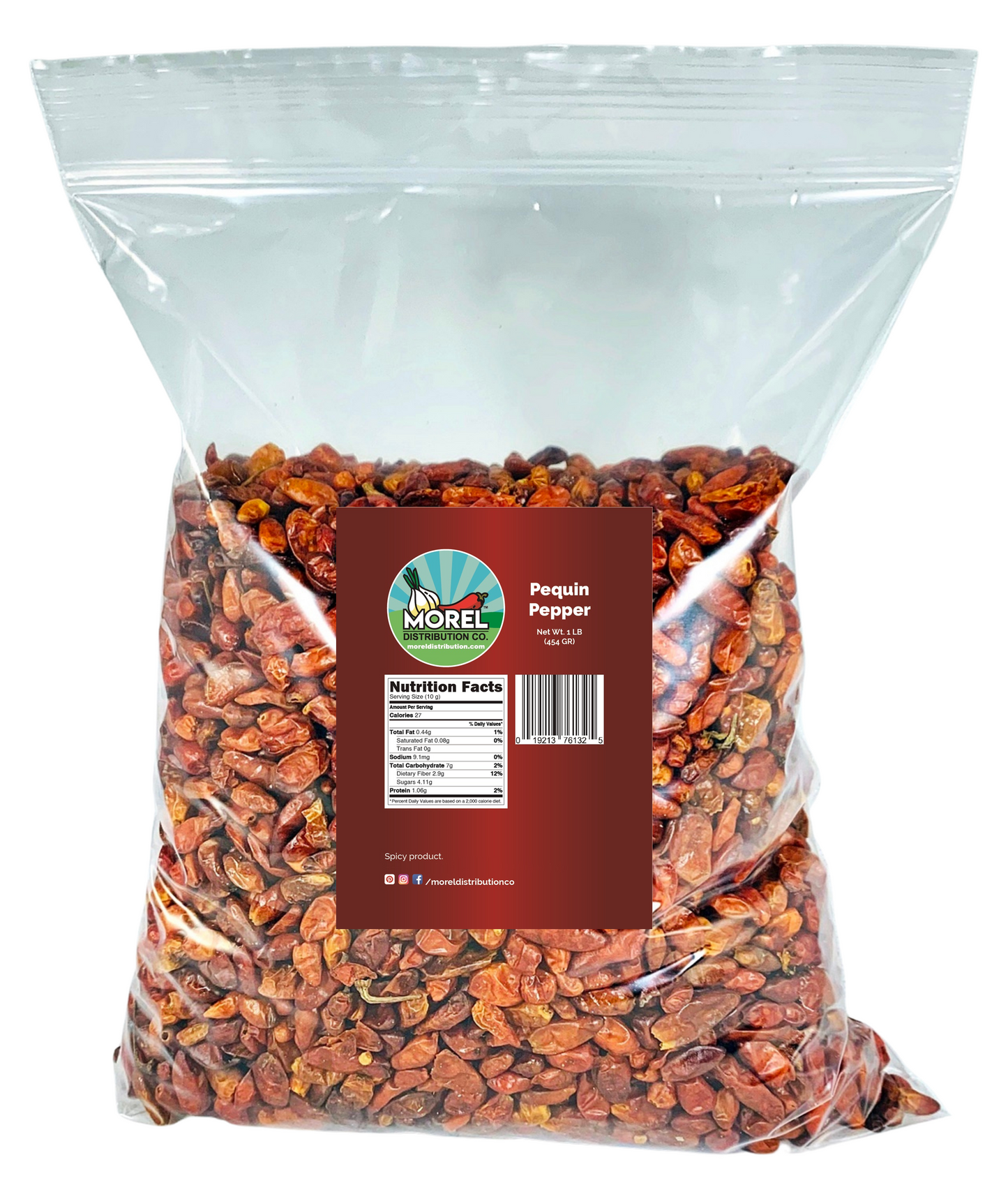 Dried Whole Chili Pequin Pepper (Chile Piquin) 1 lb