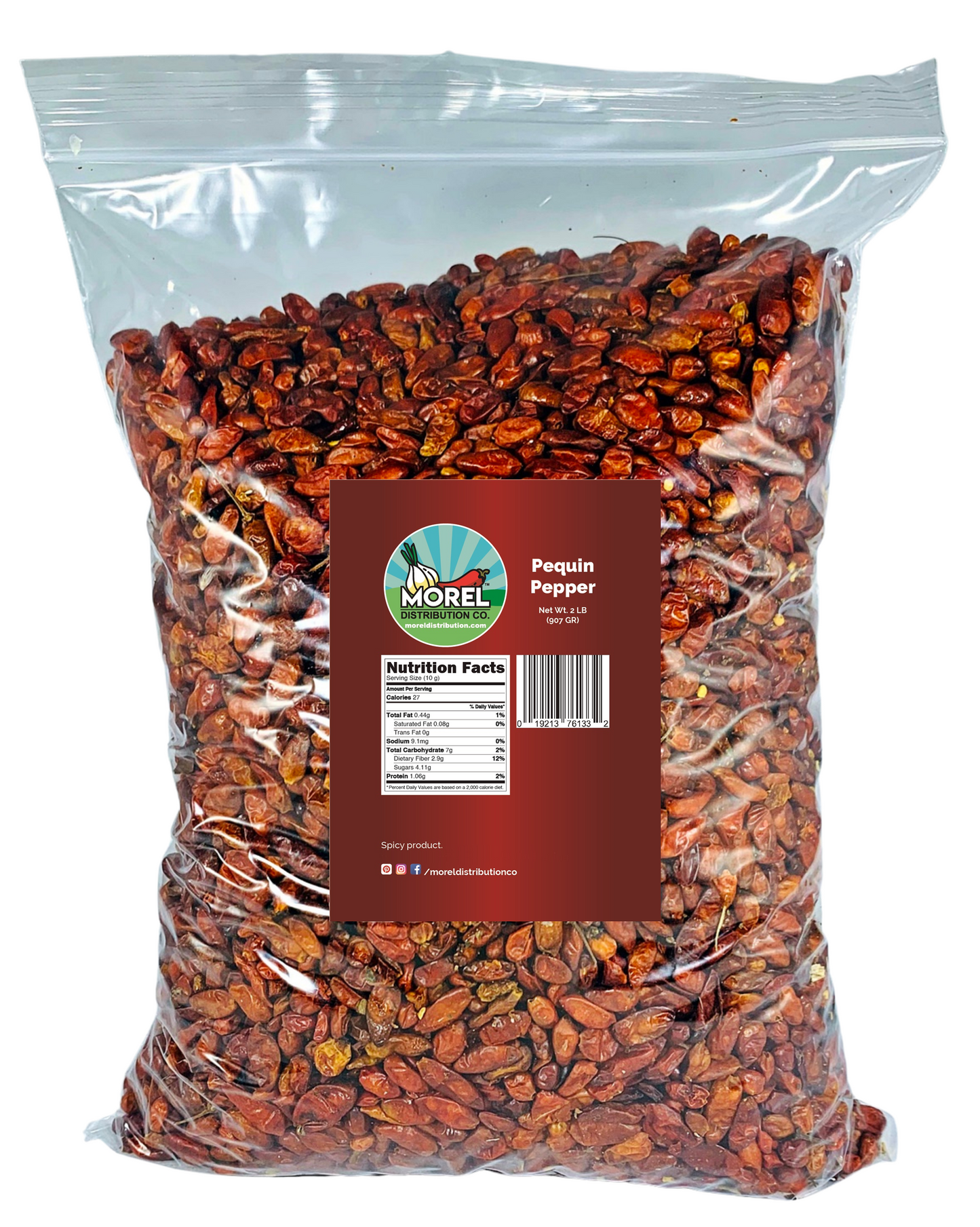 Dried Whole Chili Pequin Pepper (Chile Piquin) 2 lb