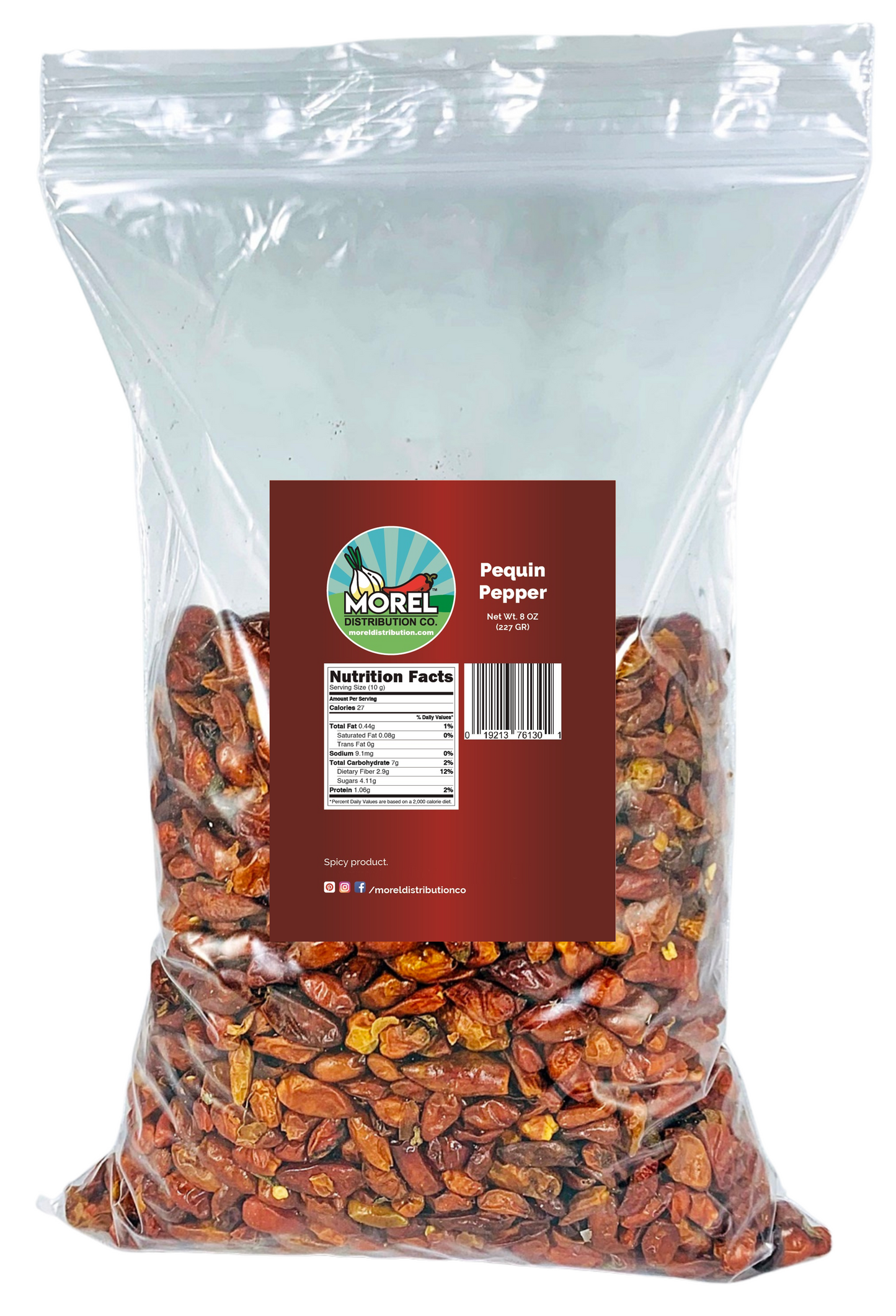 Dried Whole Chili Pequin Pepper (Chile Piquin) 8 oz