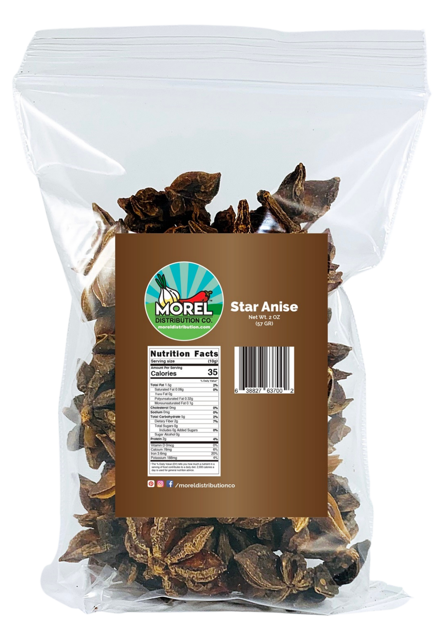 Star Anise Seeds or Star Anise Pods (Anis Estrella) (2 oz)