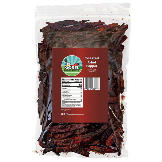 Toasted Chile de Arbol, Chile de Arbol Tostado. 4 oz